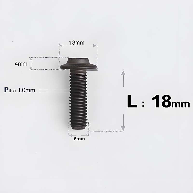 M6 X L8-55mm Titanium Button Head Bolts For Electric Motorbycle