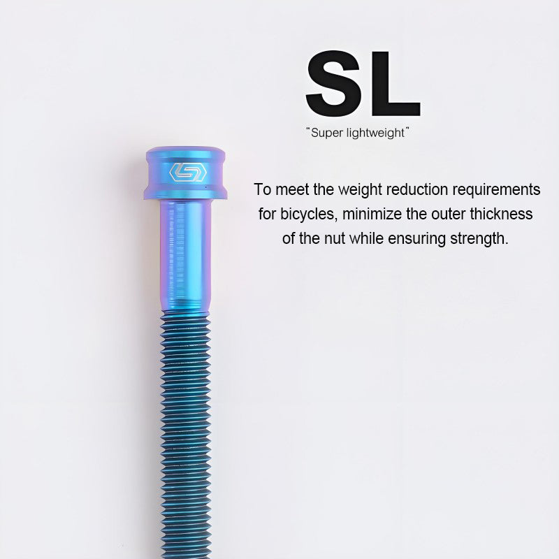 M6x10 12 14 16 18 20 25MM Titanium Bolts For Bike & Motorcycle