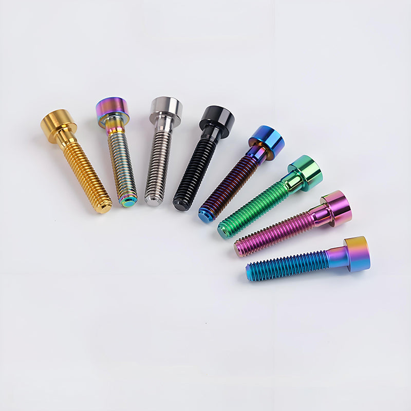 M6x30-70mm Titanium Socket Cap Bolts for Bicycle Headset, Disc Brake Caliper