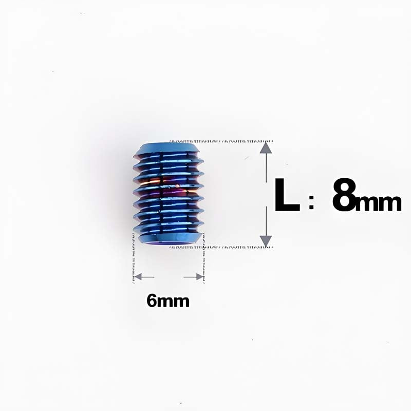 M6x8-16mm Titanium Cup Point Set Screws Torx Head Grub Screws