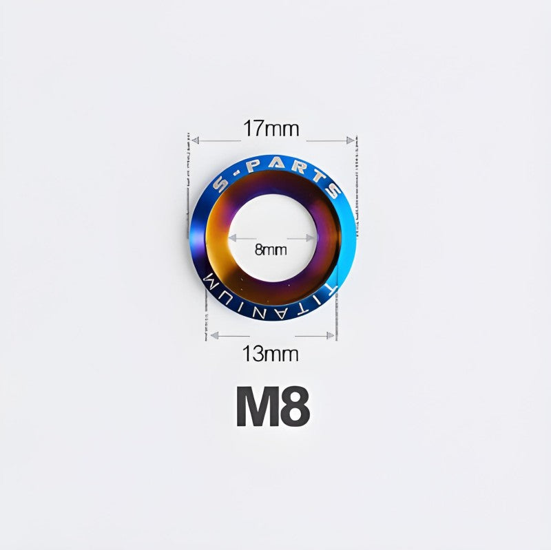 M4-M12 Titanium Washers for Motorcycle & Electric Scooters