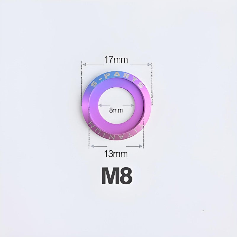M4-M12 Titanium Washers for Motorcycle & Electric Scooters
