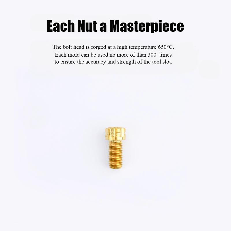 M8x15-45mm Split-Type Titanium Bolts For Bibi Handlebar Base Of Motorcycles & Electric Scooters