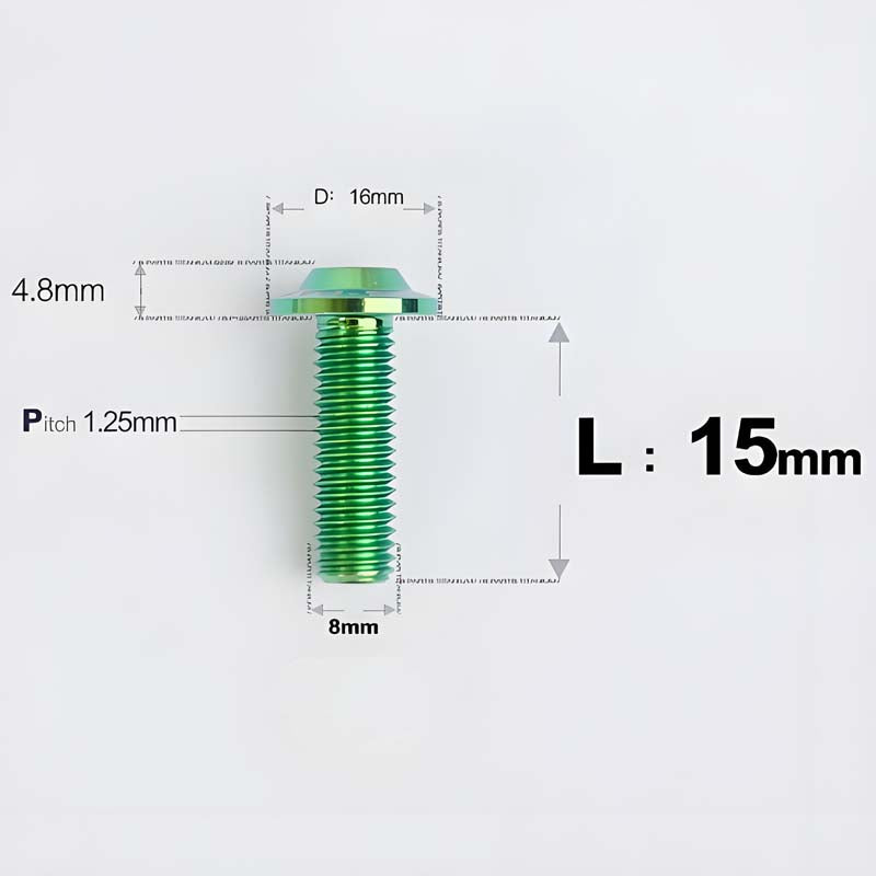 M8x15-50mm Titanium Torx T40 Bolts for Motorcycle