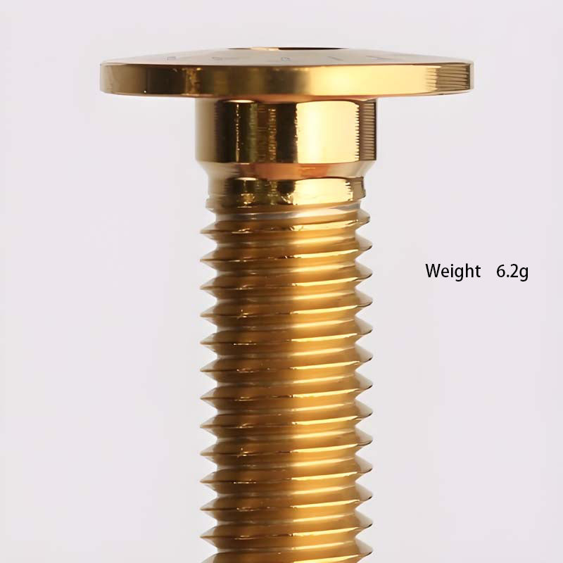 M8x13-48mm Gold Titanium Shoulder Bolts for Motorcycle