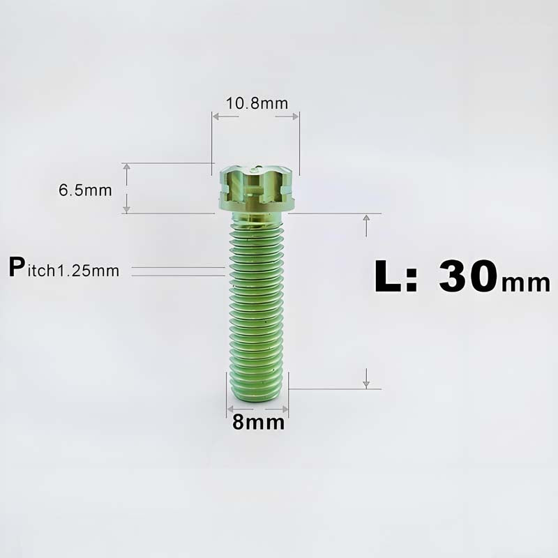 M8x15-45mm Split-Type Titanium Bolts For Bibi Handlebar Base Of Motorcycles & Electric Scooters