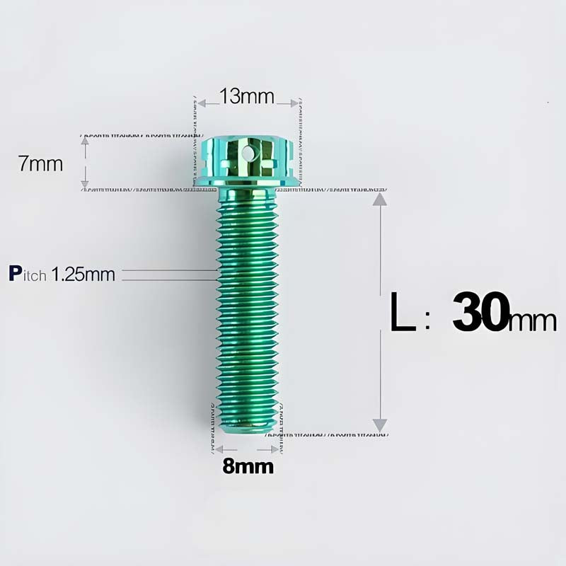 M8x10-120mm T40 Torx Titanium Bolts for Motorcycle