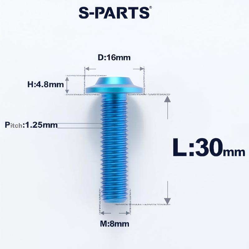 M8x15-50mm Titanium Torx T40 Bolts for Motorcycle