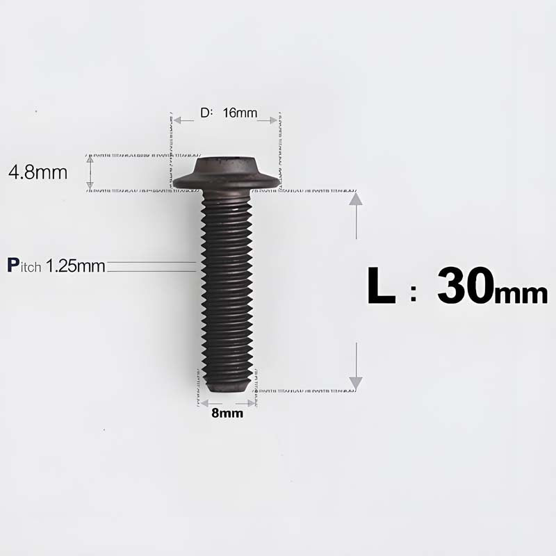 M8x15-50mm Titanium Torx T40 Bolts for Motorcycle