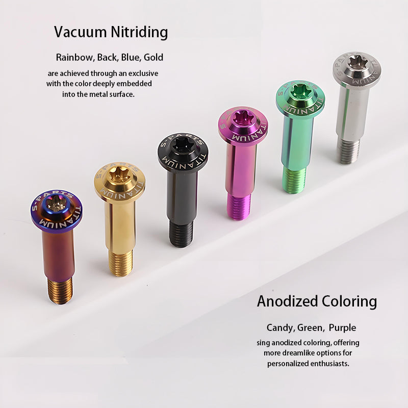 M8x42mm Titanium Motorcycle Shoulder Bolts for Akrapovic Exhaust Hanger