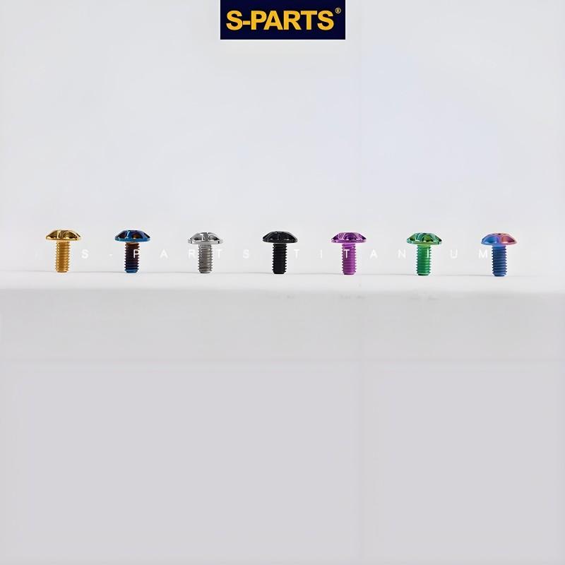 Motorcycle Helmet Spoiler Titanium Bolt Set (3pcs) – Anti-Slip & Anti-Stripping