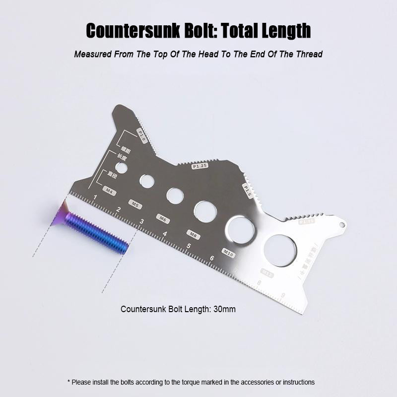 Multi-function Screw and Thread Pitch Measuring Gauge