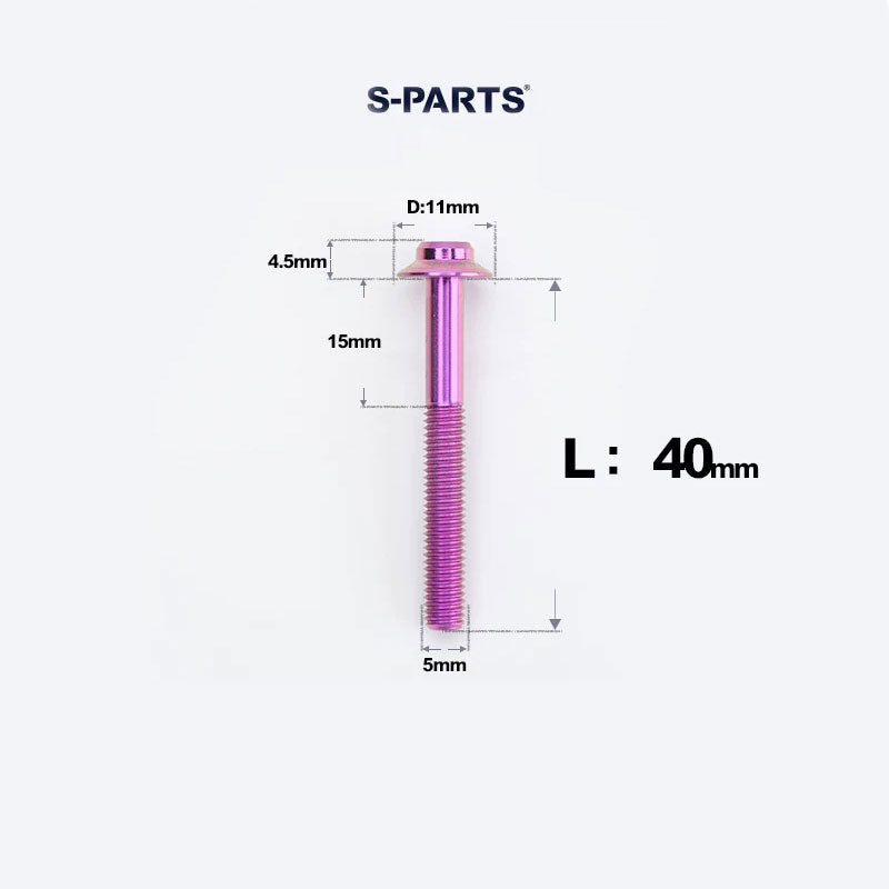 M5 Titanium Caliper Bolts for Shimano Flat Mount - R9270 / R8170 / R8070 / R7170