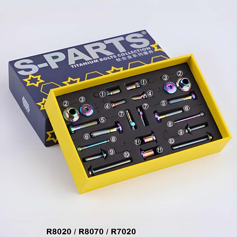 Shimano R8020/R8070/R7020 Hydraulic Disc Brake Titanium Bolt Kit