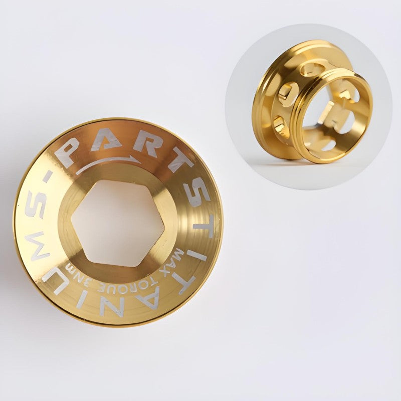 Titanium Crank Cap for Shimano R8150/R9250 Road Bikes