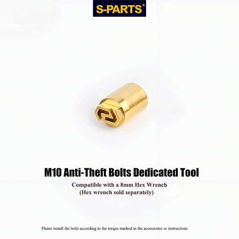 M10xL20-80mm Titanium 1.25mm Thread Security Bolt for Brembo Caliper Mounting D19