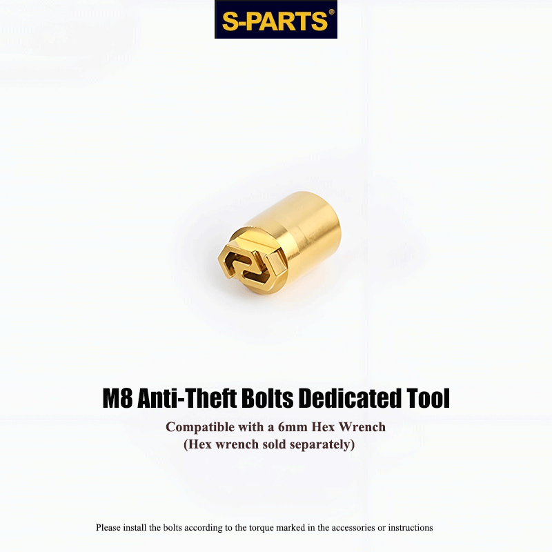 M8x20-45mm Titanium Anti-Theft Crab-Fixing Bolt for Brembo 40mm