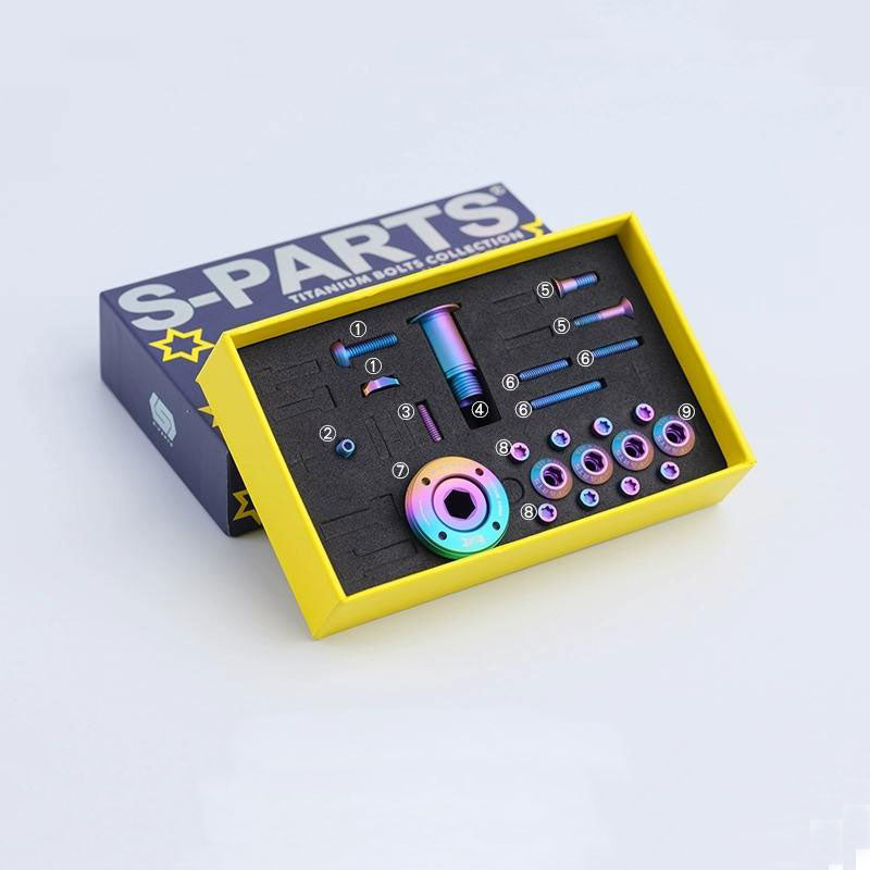 Titanium Bolt Kit for SRAM ForceRival AXS 12-Speed 2x Groupset – 23pcs