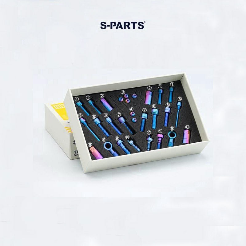 Titanium Caliper Bolt Set for HOPE RACE – MTB Disc Brake Screws