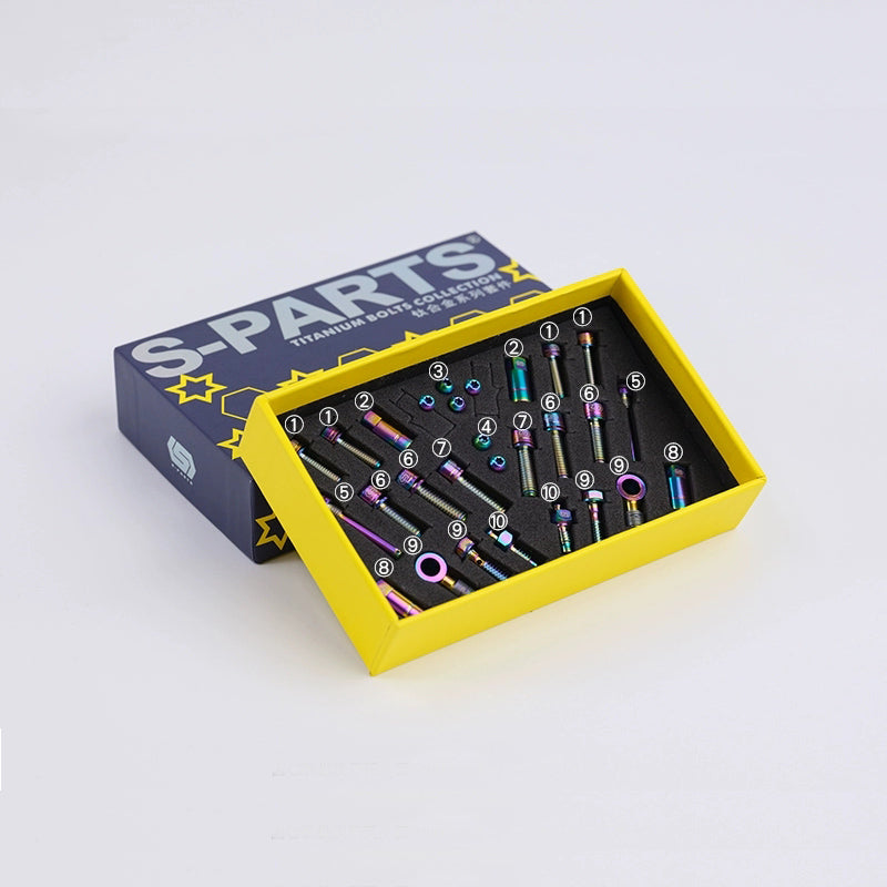 Titanium Caliper Bolt Set for HOPE RACE – MTB Disc Brake Screws