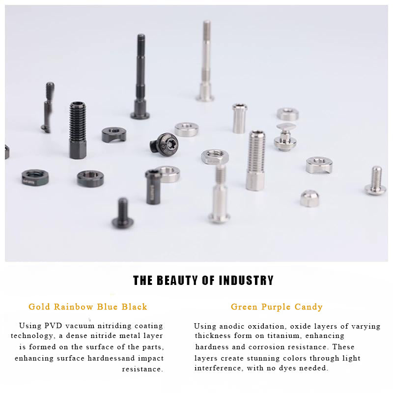 Titanium Seatpost Clamp Nut Upgrade for Brompton Folding Bikes