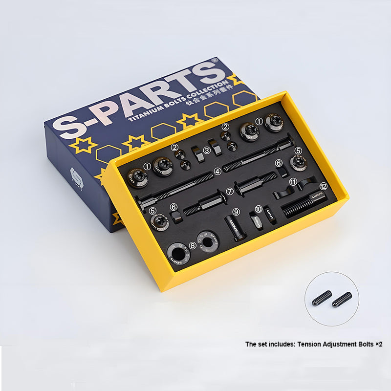 Titanium Caliper Brake Fastener Kit for Brompton Folding Bike