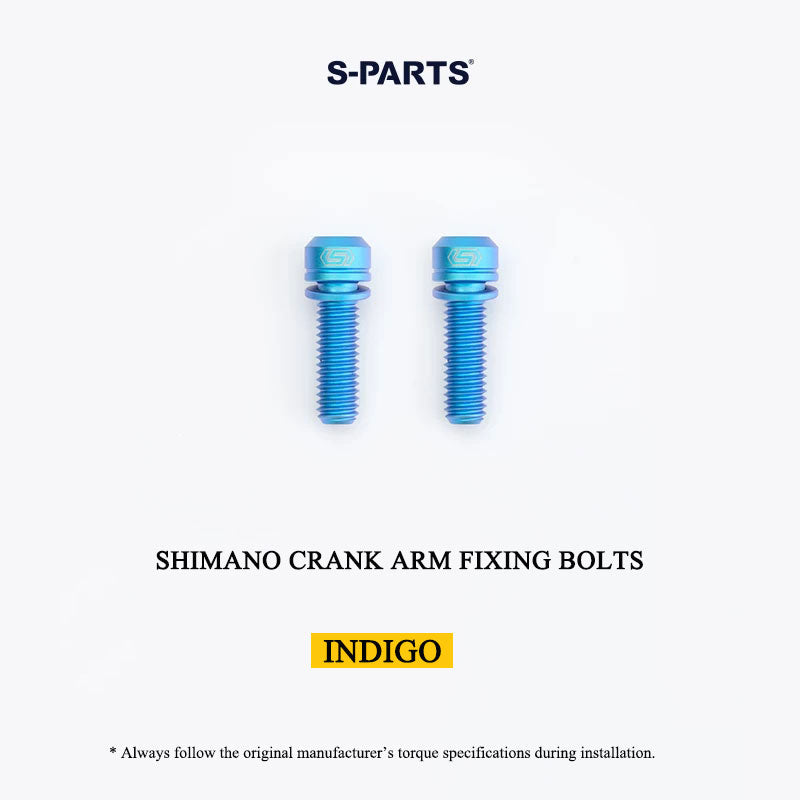 Titanium Crank Pre-load Cap & Pinch Bolts for Shimano XT / Ultegra / Dura-Ace
