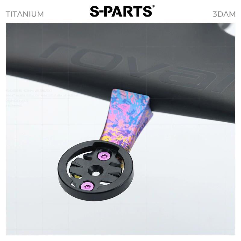 Titanium Integrated Handlebar Computer Mount – Compatible with Specialized Roval