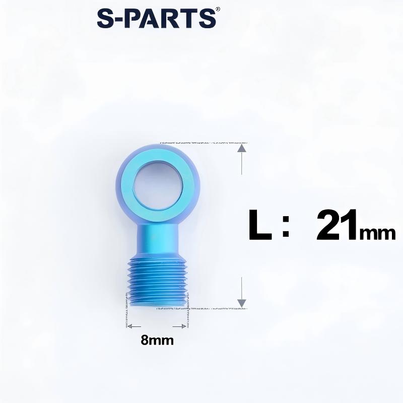 Titanium Banjo Connector for HOPE TECH / RACE / TRAIL MTB Disc Brake Calipers