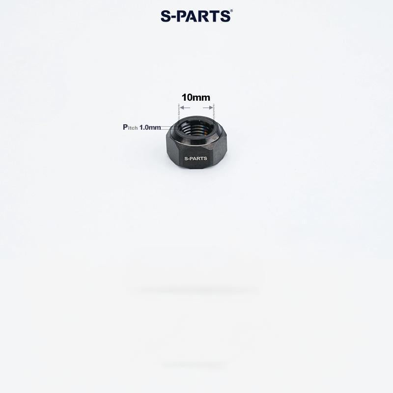 Titanium Hex Flange Lock Nuts – M4 / M5 / M6 / M8 / M10 for Motorcycles & Cars