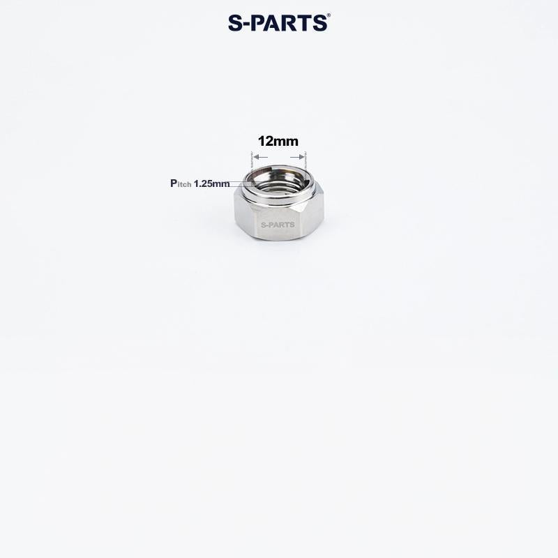 Titanium Hex Flange Lock Nuts – M4 / M5 / M6 / M8 / M10 for Motorcycles & Cars