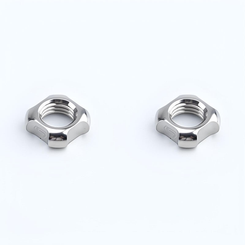 Titanium Valve Lock Nut (Presta/Schrader) – Set of 2 for Road & Mountain Bikes