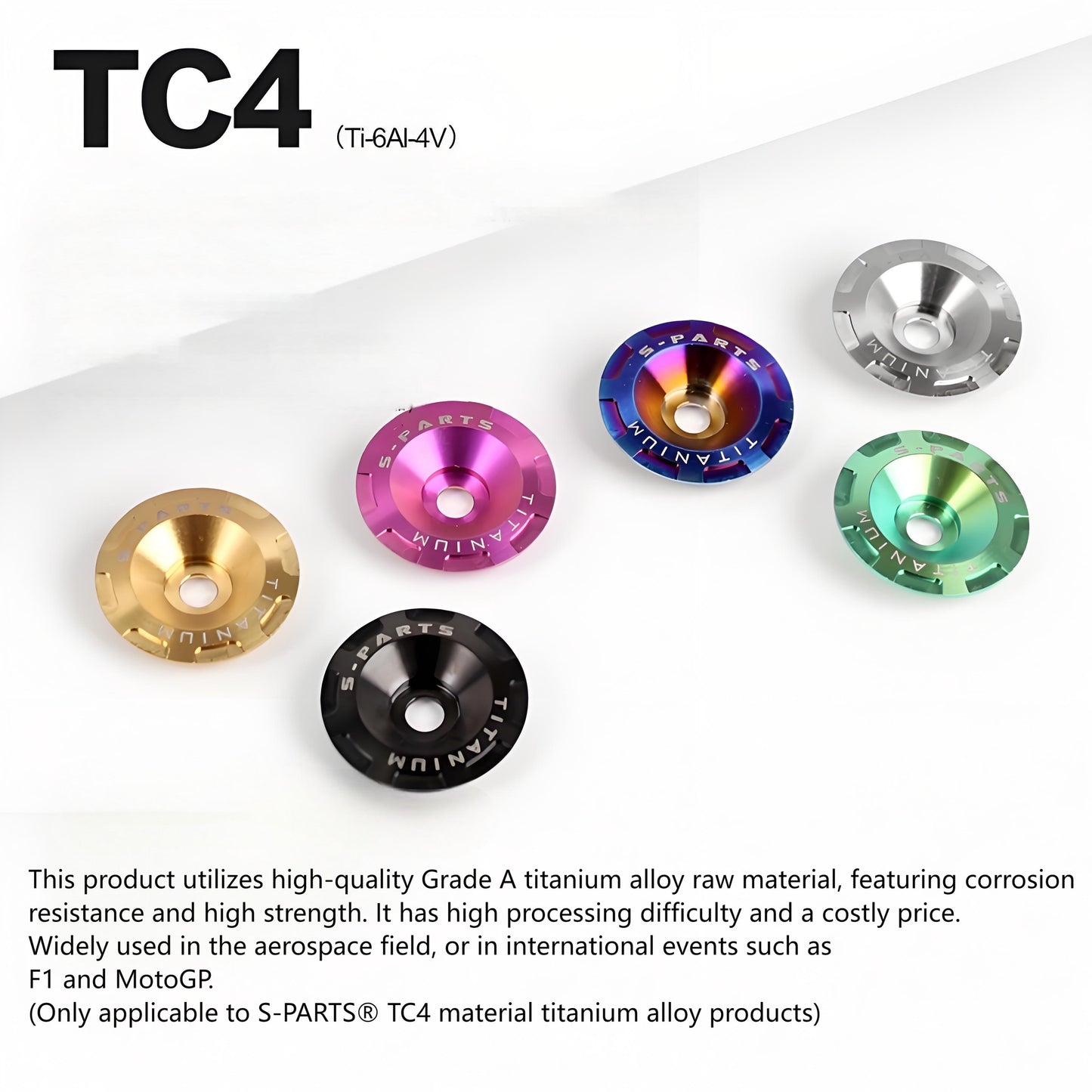 Titanium Visor Pivot Washer & Bolts Kit for SHOEI Glamster Helmet