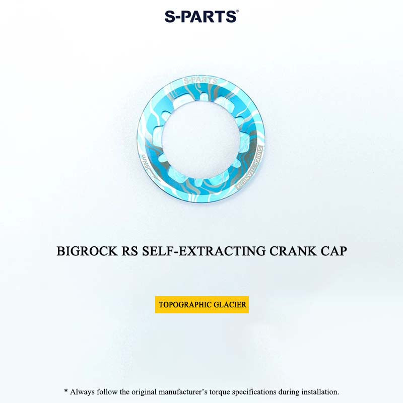 BIGROCK RS Titanium Crank Bolt & Self-Extracting Cap Kit SHIMANO TL-LR15 Compatible