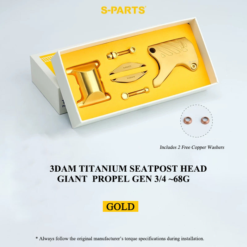 3DAM Titanium Integrated Seatpost Head Assembly for Giant TCR Gen 10 & Propel Gen 3/4