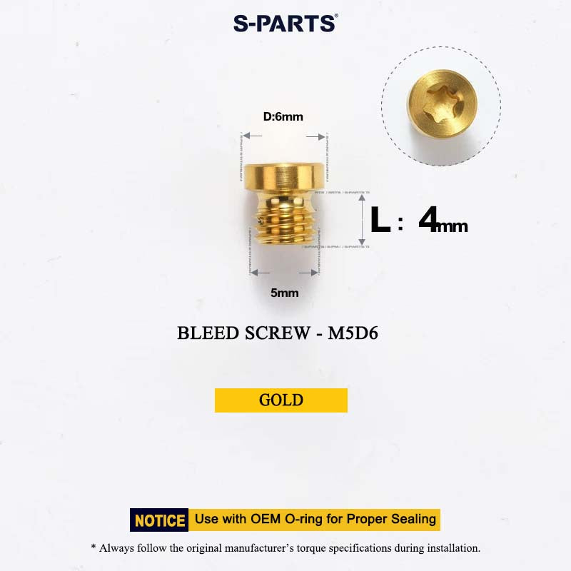 M5*4 D6 Bleed Screw for SRAM