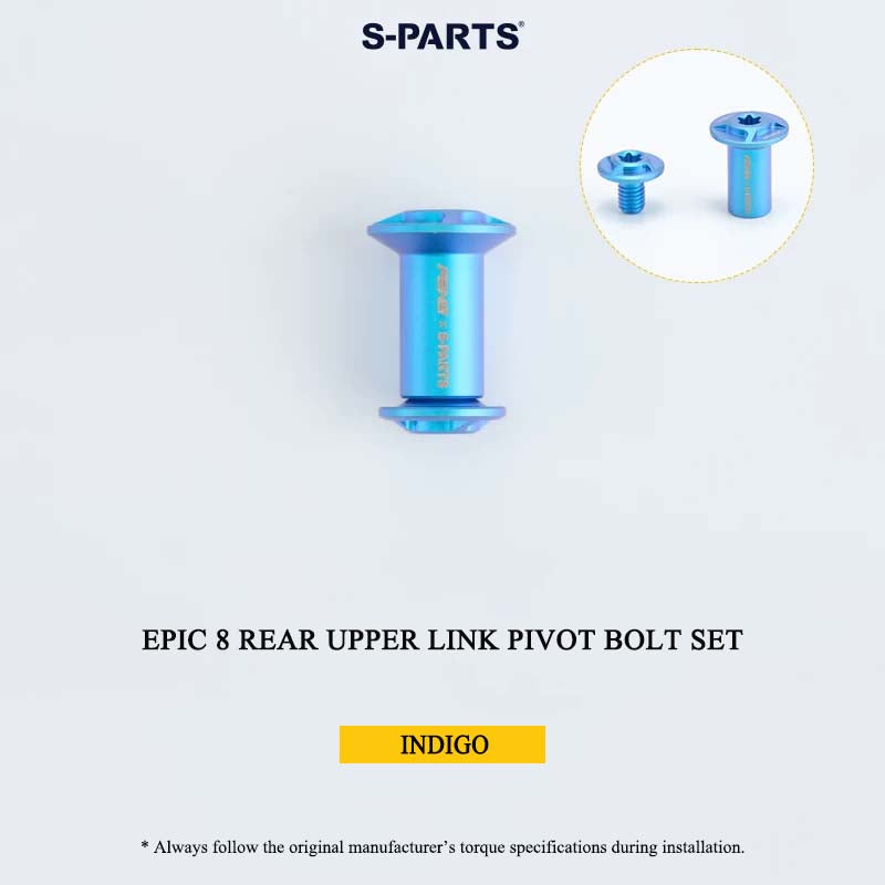 FENG Series Specialized Epic 8 Rear Upper Link Pivot Bolt Set – Grade 5 Titanium (Ti-6Al-4V)