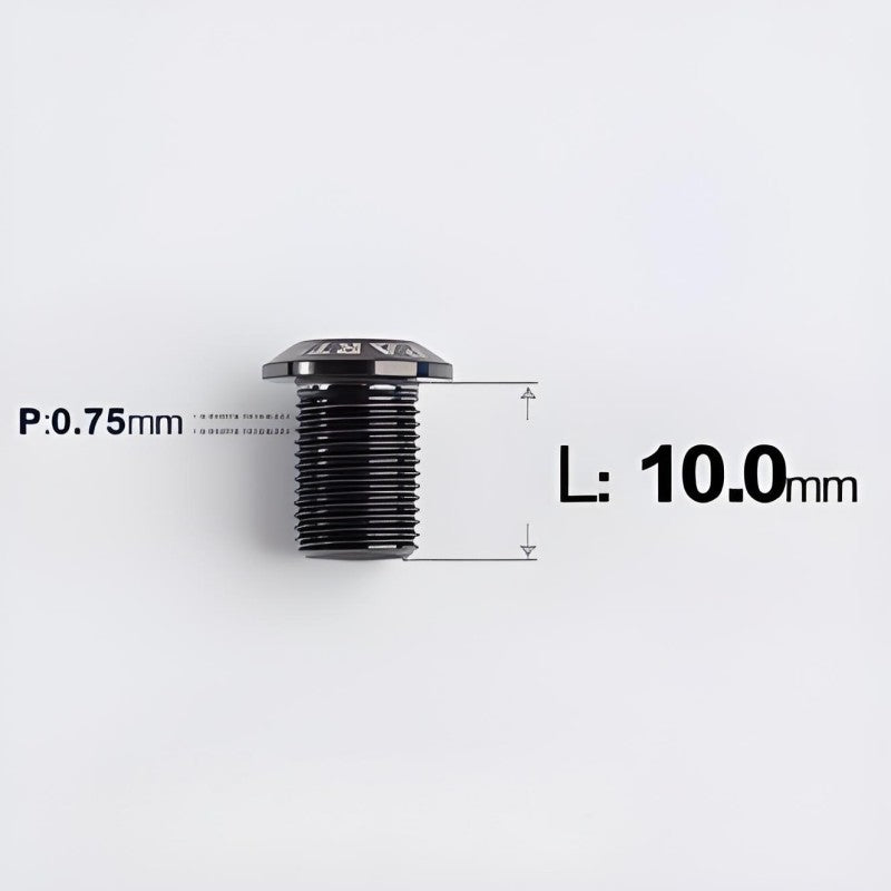 8.5/10mm Titanium Chainring Cranksets Bolts–Single Lock for Road & MTB