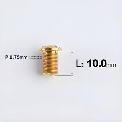 8.5/10mm Titanium Chainring Cranksets Bolts–Single Lock for Road & MTB