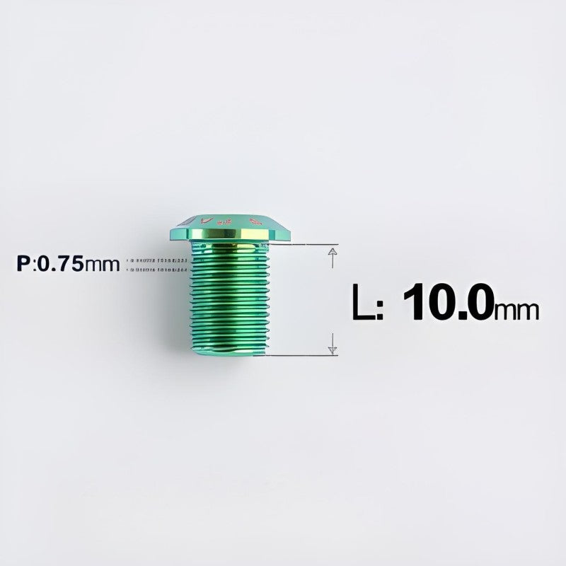 8.5/10mm Titanium Chainring Cranksets Bolts–Single Lock for Road & MTB