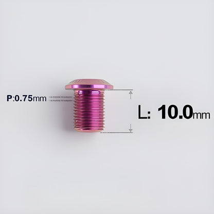 8.5/10mm Titanium Chainring Cranksets Bolts–Single Lock for Road & MTB