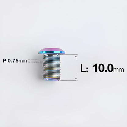 8.5/10mm Titanium Chainring Cranksets Bolts–Single Lock for Road & MTB