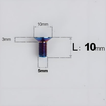 M5x8-30MM Titanium Flat Head Bolts for Road Bike Seatpost Clamp