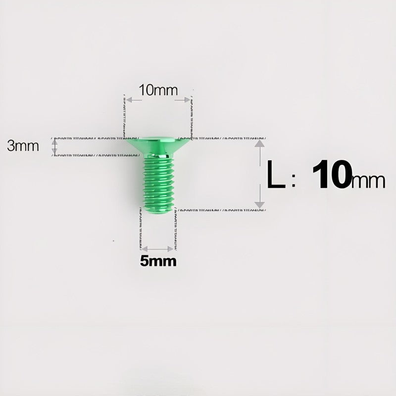 M5x8-30MM Titanium Flat Head Bolts for Road Bike Seatpost Clamp