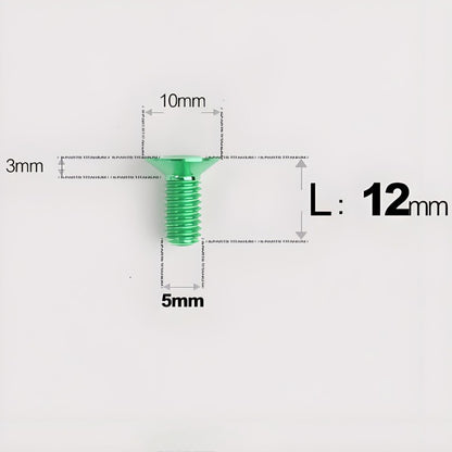 M5x8-30MM Titanium Flat Head Bolts for Road Bike Seatpost Clamp