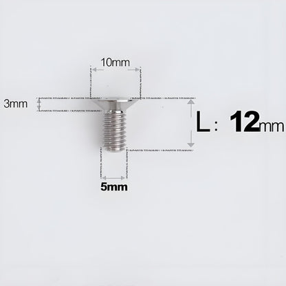 M5x8-30MM Titanium Flat Head Bolts for Road Bike Seatpost Clamp