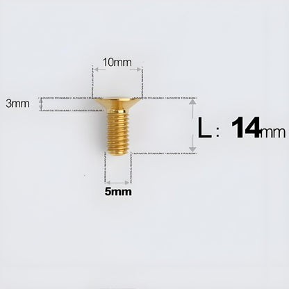 M5x8-30MM Titanium Flat Head Bolts for Road Bike Seatpost Clamp