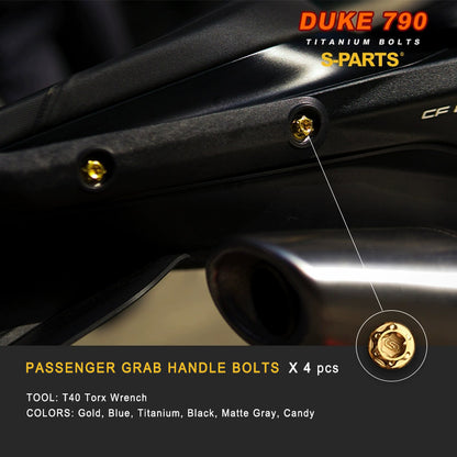 Titanium Full Bolt Kit for KTM 790 Duke — Full Kit & Section Upgrades