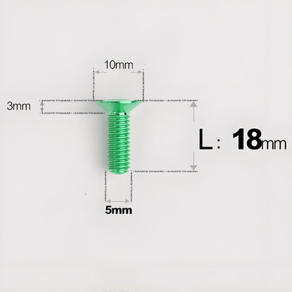M5x8-30MM Titanium Flat Head Bolts for Road Bike Seatpost Clamp