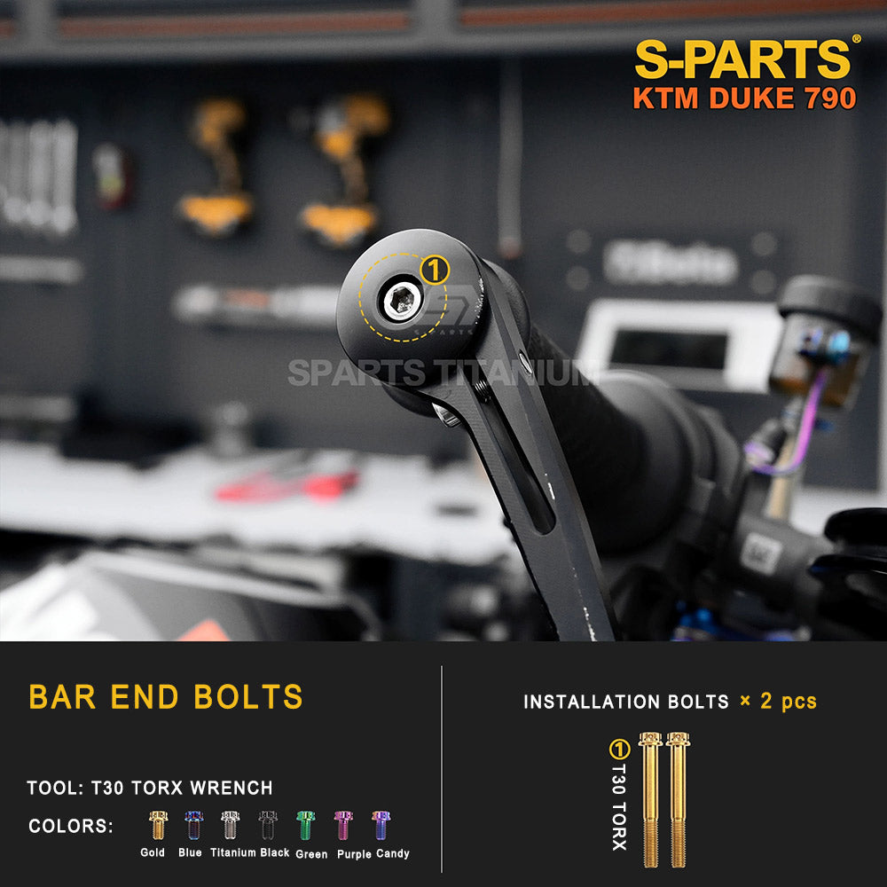 Titanium Full Bolt Kit for KTM 790 Duke — Full Kit & Section Upgrades